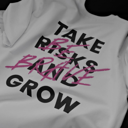 Футболка унисекс WOOGEE GROOVE Be Brave Белый M-98